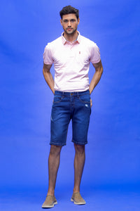 Bermuda Jeans Slim Masculina