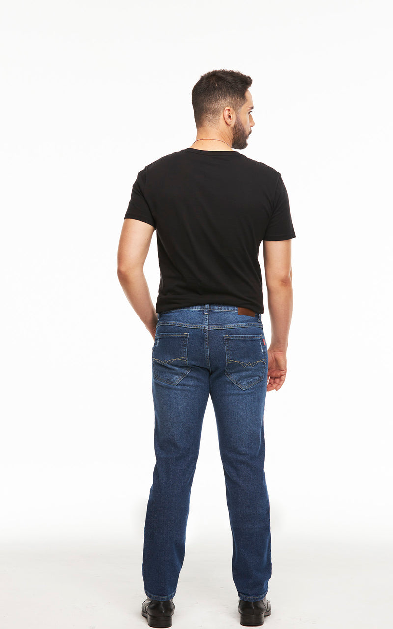 Calça Jeans Masculina Reta