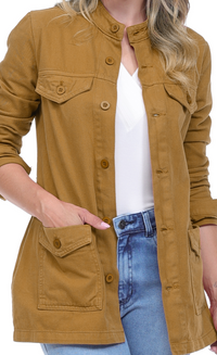 Parka em Sarja