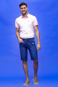 Bermuda Jeans Slim Masculina