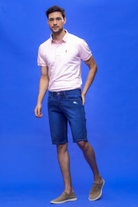 Bermuda Jeans Slim Masculina