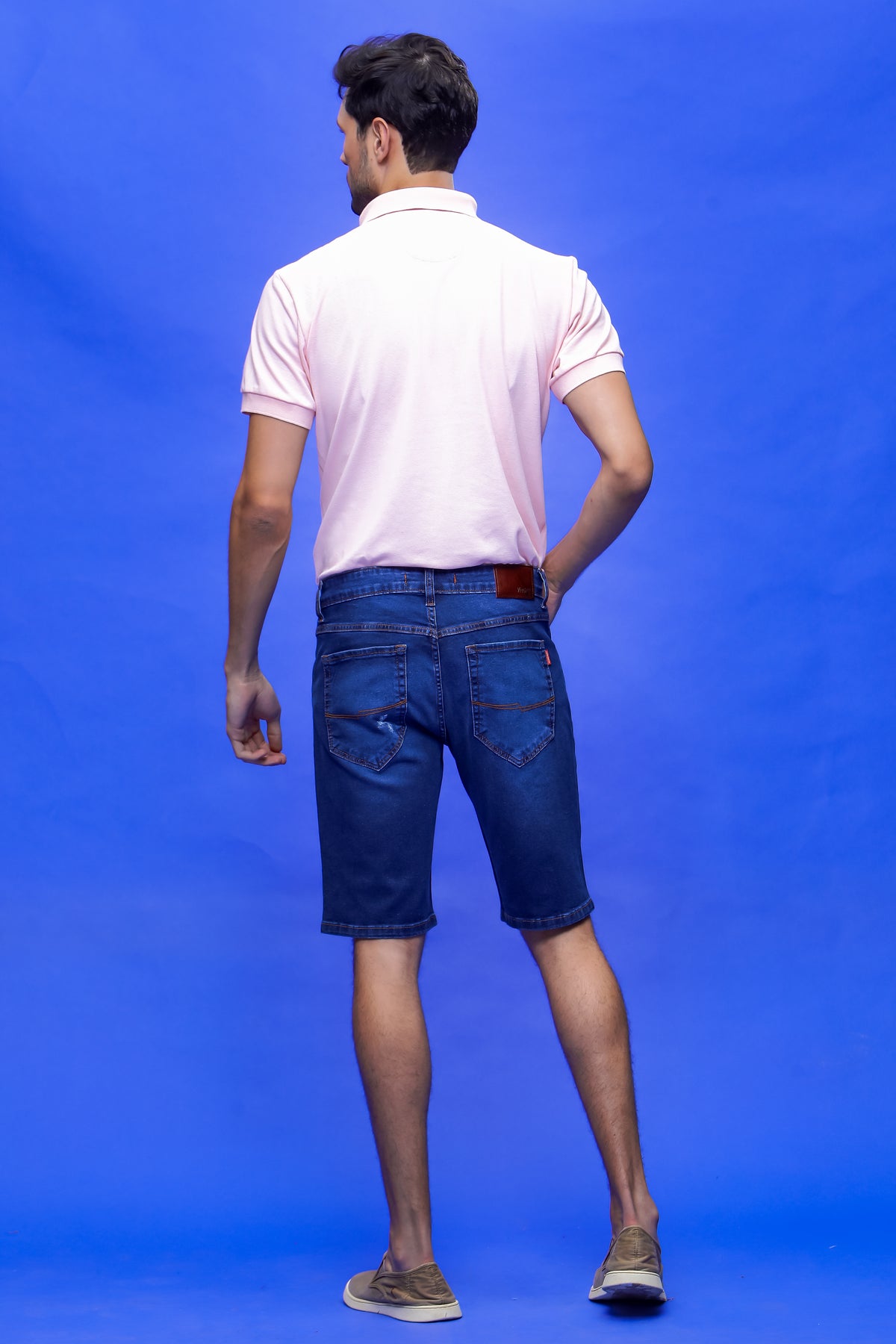 Bermuda Jeans Slim Masculina