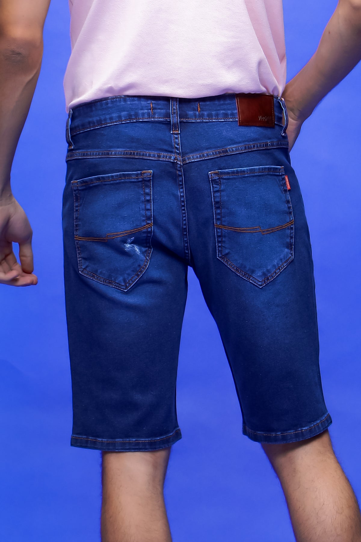 Bermuda Jeans Slim Masculina