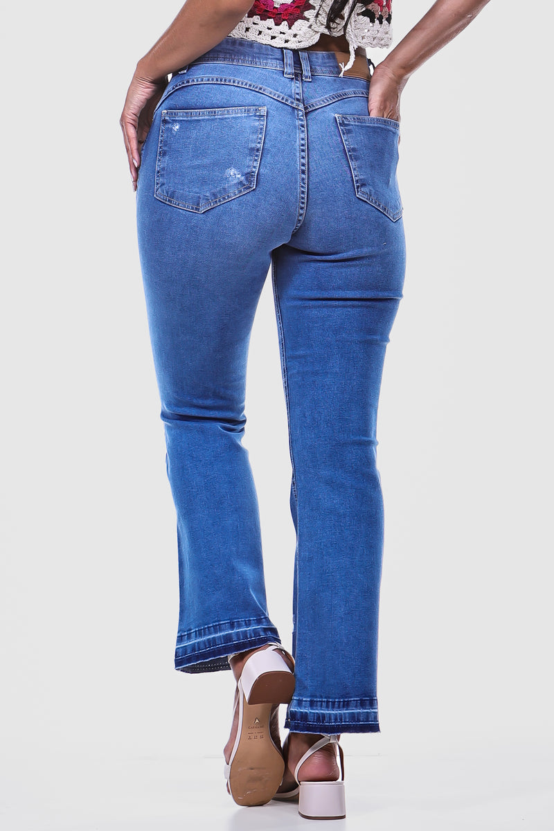 Calça Jeans Bootcut Petit